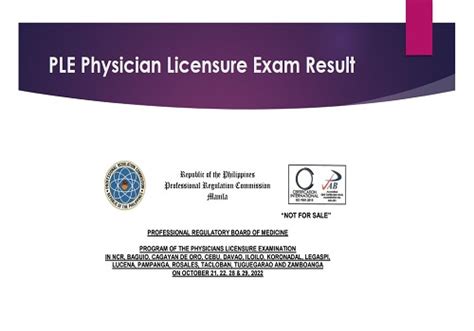 physician licensure exam march 2022|Physician Licensure Examination Results .